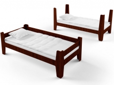 Ліжко двоярусне IndigoWood Tower Duo brown
